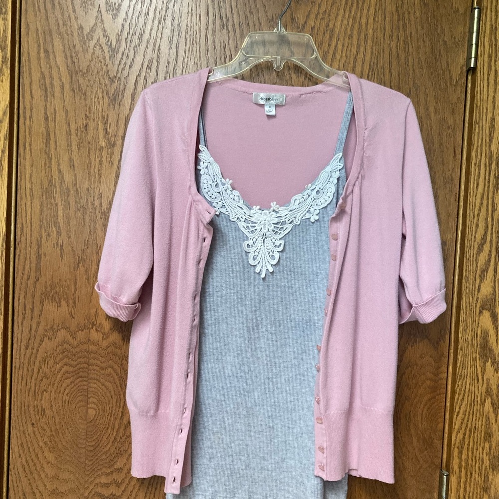 Romantic Blush Pink Button-Up Women's Top